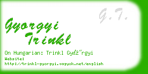 gyorgyi trinkl business card